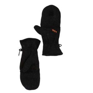 Hawke & Co. Men Fleece Ribbed Convertible Mittens